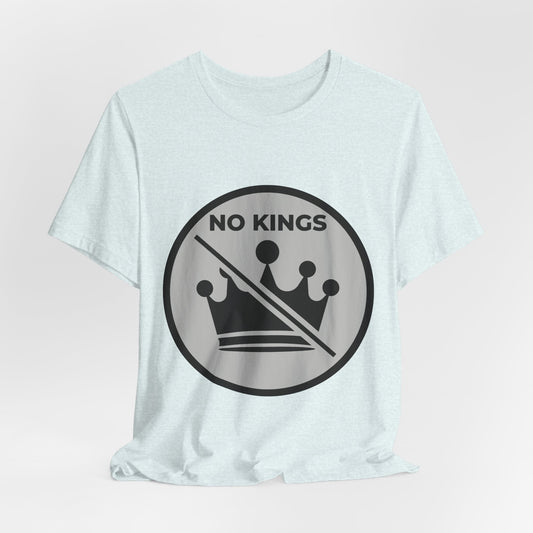 No Kings Graphic Tee — Simple Crown Shirt
